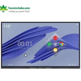 تصویر اسمارت برد ۱۱۰ اینچ سی تاچ (Smart Board) مدل STH-1101100PRO 