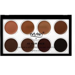 تصویر پالت کانتور کانسیلر و سایه ابرو چرب آرت اسکین کد 032 Artskin contour concealer pallete