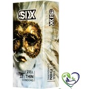 تصویر کاندوم سیکس مدل Ultra Thin بسته ۱۲ عددی ا Condom Six Ultra Thin - 12Pcs Condom Six Ultra Thin - 12Pcs