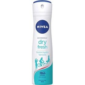 تصویر اسپری زنانه نیوا درای فرش حجم 150 میل ا Nivea Dry Fresh For Women Spray 150ml Nivea Dry Fresh For Women Spray 150ml