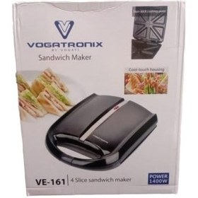 تصویر ساندویچ ساز وگاترونیکس مدل VE-161 ا SANDWICH MAKER VOGATRONIX VE-161 ساندویچ ساز وگاترونیکس مدل VE-161 ا SANDWICH MAKER VOGATRONIX VE-161