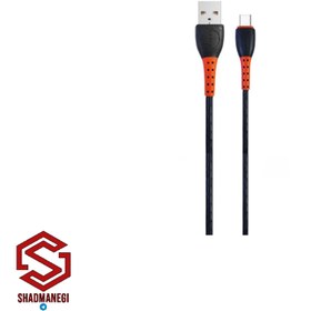 تصویر کابل تبدیل USB به USB-C لیتو مدل LD-34 طول 1 متر Lito USB to USB-C conversion cable model LD-34 length 1 meter