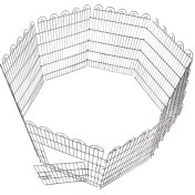 تصویر پارک محدود کننده استیل 8 ضلعی سگ - ارتفاع 95 سانتیمتر 