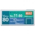 تصویر سوزن منگنه مکس مدل Vaimo 80 بسته 1000 عددی MAX Vaimo 80 Staples Heavy Duty