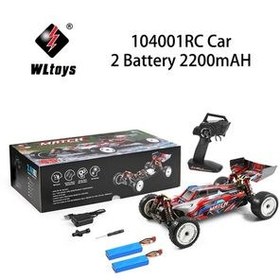 تصویر ماشین بازی کنترلی دبلیو ال تویز مدل 104001 Rc WLTOYS 104001