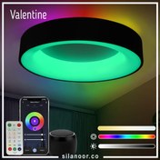 تصویر چراغ سقفی هوشمند والنتین سایز ۴۵ سانتی‌متر 