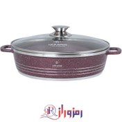 تصویر تابه گرانیتی لایف اسمایل مدل LIFEP7 SHR40 LIFESMILE LIFEP7-SHR40 Granite Coated Shallow Pot