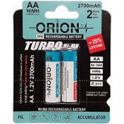 تصویر باتری قلمی قابل شارژ اوریون 2700mAh دوتایی مارک ORION 