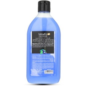 تصویر شامپوی موی سر آبی رنگ اکسترا نوریش حجم 400 میل نیوتیس Extra nourishing blue hair shampoo, volume 400 ml, Newtis