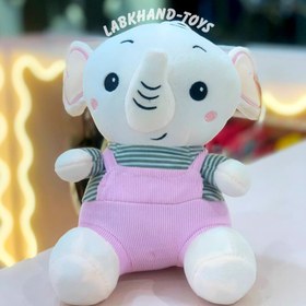 تصویر عروسک فیل لباس کبریتی 