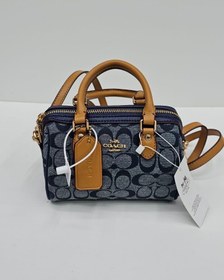 تصویر کیف دستی کوچ راون - سورمه ای Coach Rowan