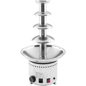 تصویر آبشار شکلات 4 طبقه تمام استیل 