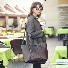 تصویر الگوی کیف دوشی چرم زنانه T144 