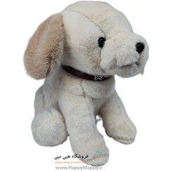 تصویر عروسک سگ قلاده دار عروسک سگ قلاده دار