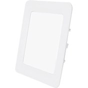 تصویر پنل اسلیم مربع 7 وات آفتابی ای دی سی Square Slim panel 7 W Warm white EDC