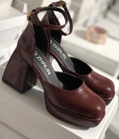 تصویر کفش مجلسی لژدار - سفید / ۳۹ 