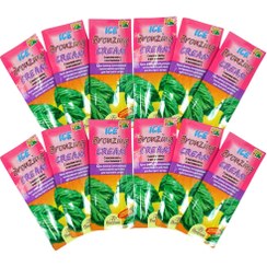 تصویر برنزه کننده فلورسان مدل (Ice Bronzing Cream) مدل بیلیستر پک 12 عددی 