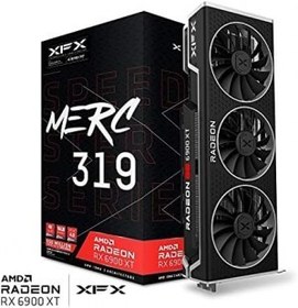 تصویر کارت گرافیک XFX RX 6900 XT | 16GB | MERC 319 | LIMITED BLACK 