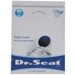 تصویر روکش توالت فرنگی یکبار مصرف دکتر سیت 40 عدد Dr.Seat Toilet Cover 40pcs