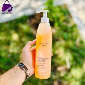 تصویر شامپو موهای خشک کراتین بایفاس مدل KERATIN حجم 52 میلی لیتر BYPHASSE SUBLIM PROTECT SHAMPOO KERATIN 520ML