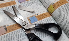 تصویر قیچی زیگزاگ مارک belltex 