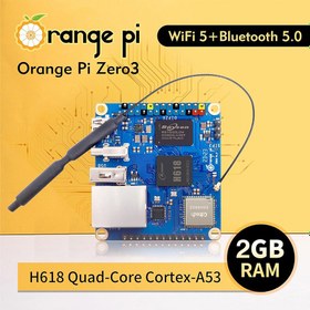 تصویر اورنج پای زیرو 3 با 2 گیگ رم - Orange Pi Zero3 2G RAM 