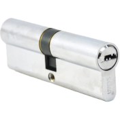 تصویر مغزی قفل سما مدل L90-UPVC ۹ سانت با ۵ کلید کامپیوتری 