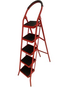 تصویر نردبان تمام فلزی - 5پله 