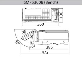 تصویر ترازوی فروشگاهی لمسی DIGI مدل SM-5300 B ا DIGI Label Printer Scale SM-5300 B DIGI Label Printer Scale SM-5300 B