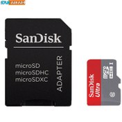 تصویر کارت حافظه میکرو اس دی سن دیسک Ultra A1 UHS I 64GB ا SanDisk Ultra A1 UHS-I 64GB C10 MicroSDXC Memory Card SanDisk Ultra A1 UHS-I 64GB C10 MicroSDXC Memory Card