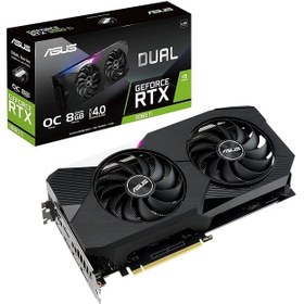 تصویر کارت گرافیک استوک ایسوس Dual GeForce RTX 3060 Ti ASUS Dual GeForce RTX 3060 Ti V2 8GB GDDR6