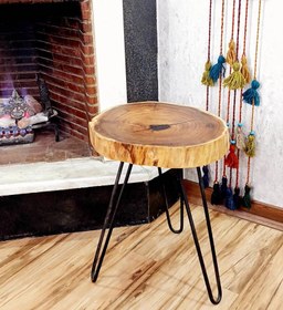 تصویر میز چوبی کهور ۳۶*۴۰ Wooden table