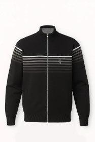 تصویر سویشرت بافت زیپی 