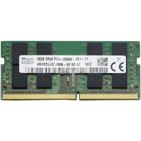 تصویر رم لپ تاپ 16 گیگابایت اس کی هاینیکس DDR4 2666 PC4-21300 