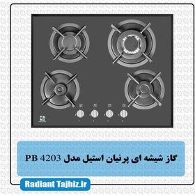 تصویر اجاق گاز صفحه ای پرنیان استیل PB 4203 Parnian Steel hob PB-4203