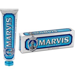 تصویر خمیر دندان نعناع دریایی مارویس Marvis Aquatic Mint حجم ۸۵ میل Marvis Aquatic Mint Toothpaste