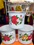 تصویر لیوان لعابدار 500 سی سی طرحدار لیوان لعابی طرحدار