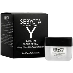 تصویر کرم شب مرطوب کننده صورت سبیکتا 50 میل Skin Hydra Night Cream Sebycta 50 ml