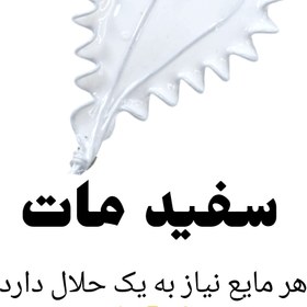 تصویر مایع گل شیشه ای سفید 