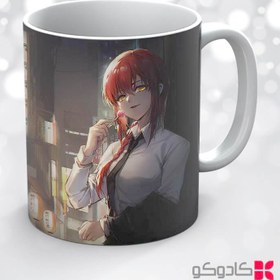 تصویر ماگ انیمه chainsaw man کد 48076 