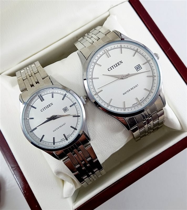 Citizen automatic white discount dial