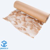 تصویر کاغذ کرافت زنبوری رول ۵۰ متری 