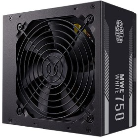 تصویر پاور کولرمستر 750 وات مدل COOLER MASTER MWE 750 WHITE 