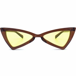 عینک مثلثی زرد