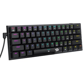 تصویر کیبورد مخصوص بازی ردراگون مدل K614 ANIVIA RGB Redragon K614 ANIVIA RGB Gaming Keyboard