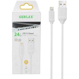 تصویر کابل تبدیل USB به microUSB جرلکس مدل GD-35 طول 1 متر Gerlax USB to Micro USB GD-35 cable