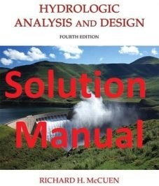 تصویر Solution Manual for Hydrologic Analysis and Design – Richard McCuen 