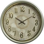 تصویر ساعت دیواری سیکو S50 قطر 55 سانتی | اعداد آبکاری کروم 