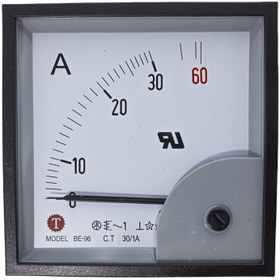 تصویر آمپرمتر Taiwan Meters مدل BE-96 متناوب AC به 1A تایوان 