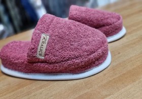 تصویر دمپایی حوله ای حمام 